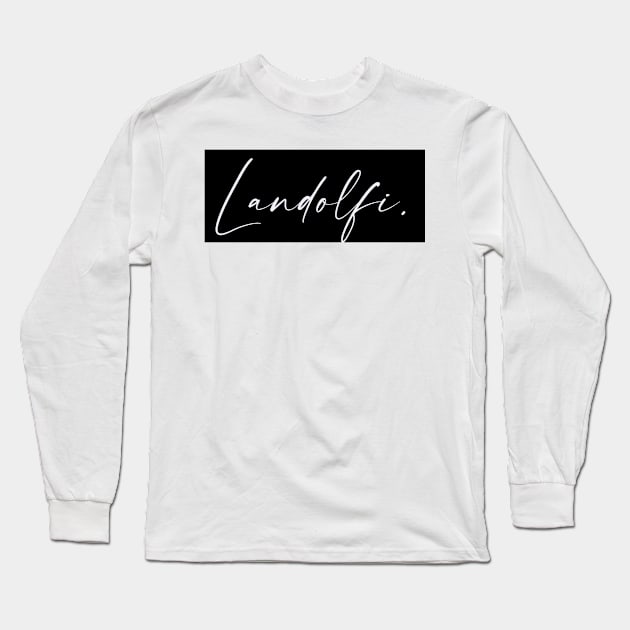 Landolfi Name, Landolfi Birthday Long Sleeve T-Shirt by flowertafy